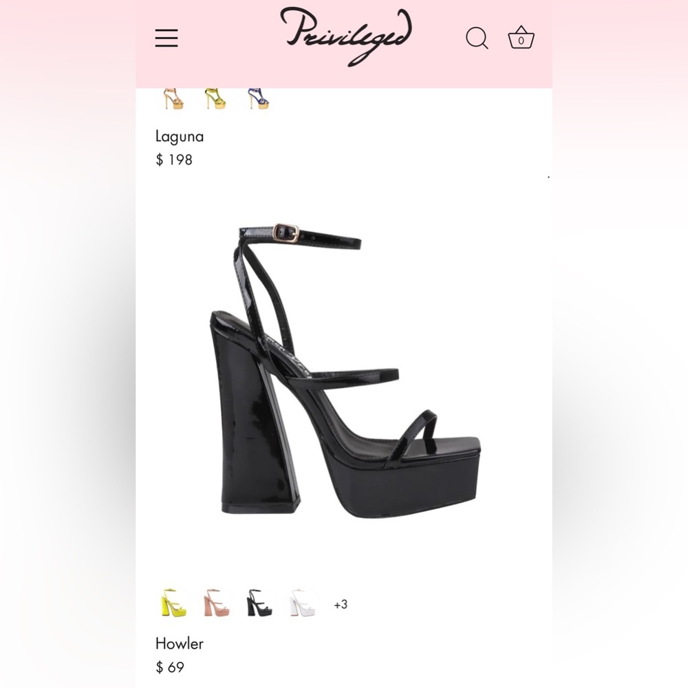 Very nice and new Lemon Drop by privileged Sandals - Picture 2 of 11